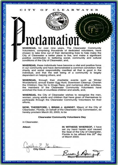 Proclamation